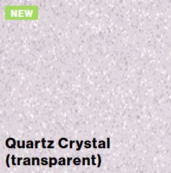 Quartz Crystal ColorHues Glitter 1/8IN 1-ply - Rowmark ColorHues Glitter